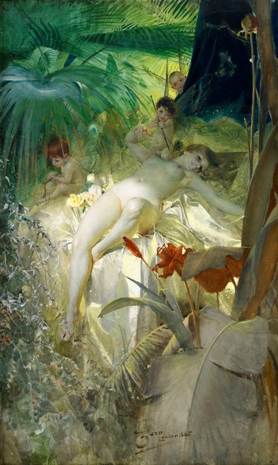The Love Nymph by Anders Leonard Zorn